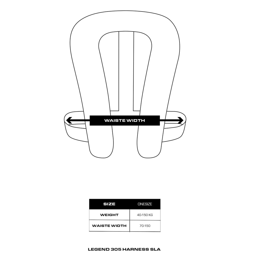 baltic Legend 305N automatische Rettungsweste SLA mit Gurt schwarz